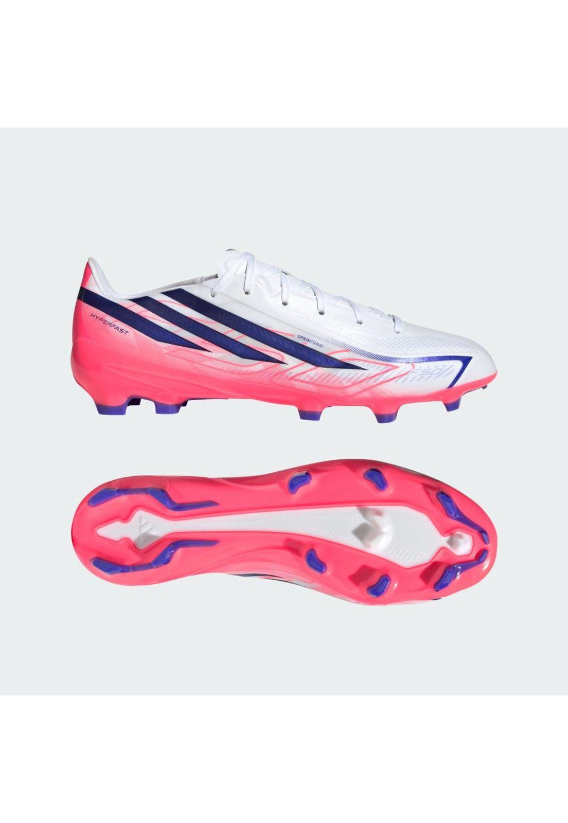 Botines adidas F50 Hyperfast League Terreno Firme Blanco-8