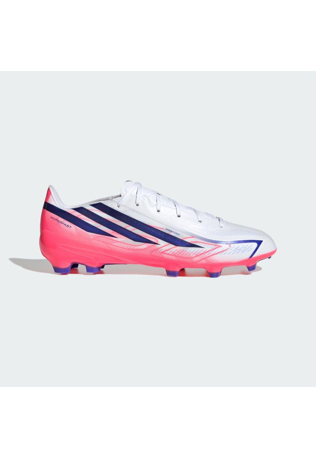 Botines adidas F50 Hyperfast League Terreno Firme Blanco-9