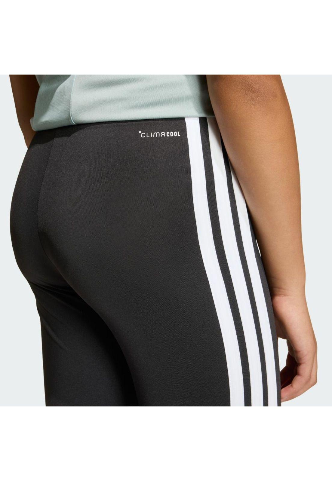 Pantalón adidas Calzas Train Essentials 3 Tiras Diseño (Color: Negro)-4