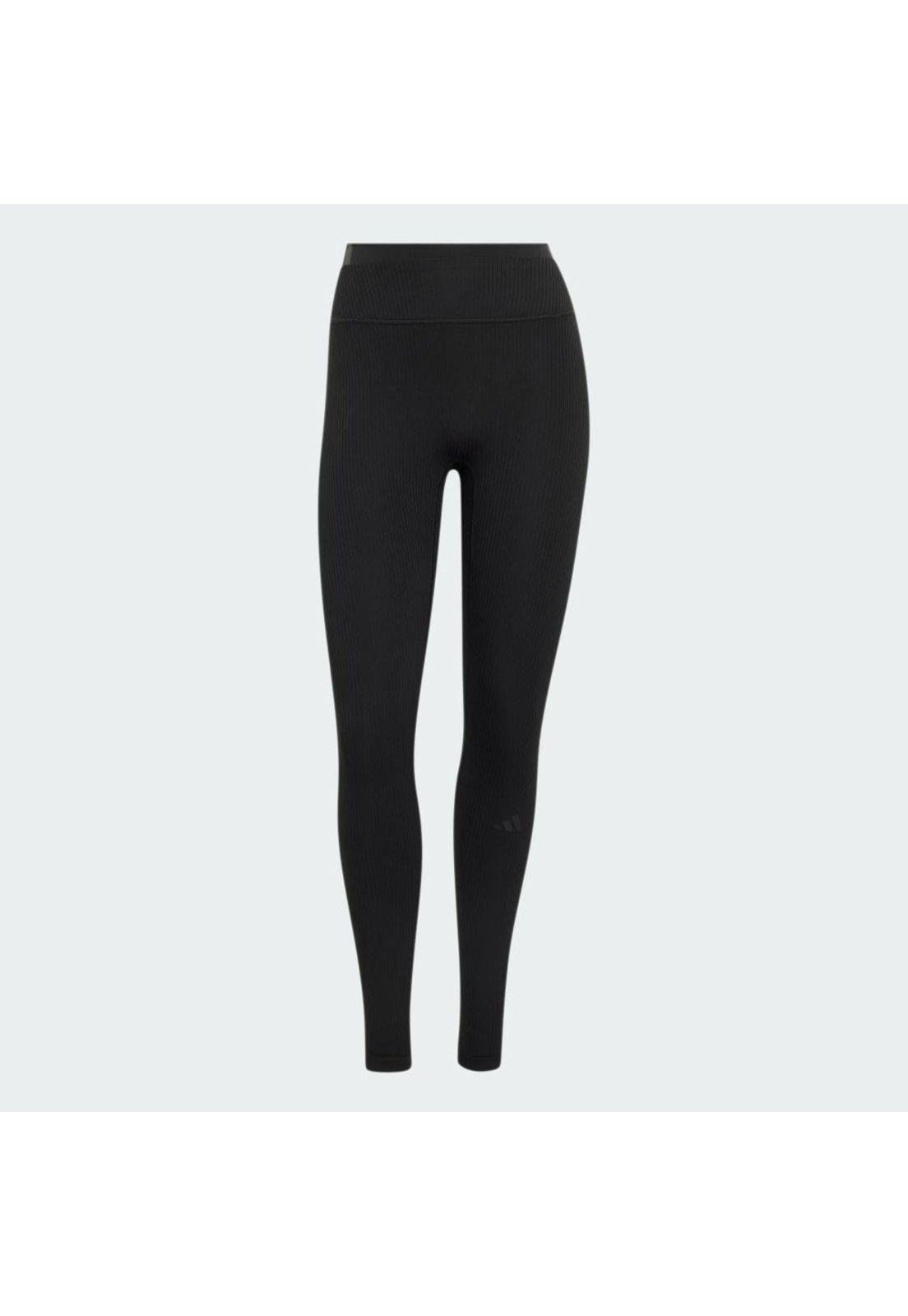 Pantalón adidas Mujer Calzas All Me Acanaladas Tiro Alto-1
