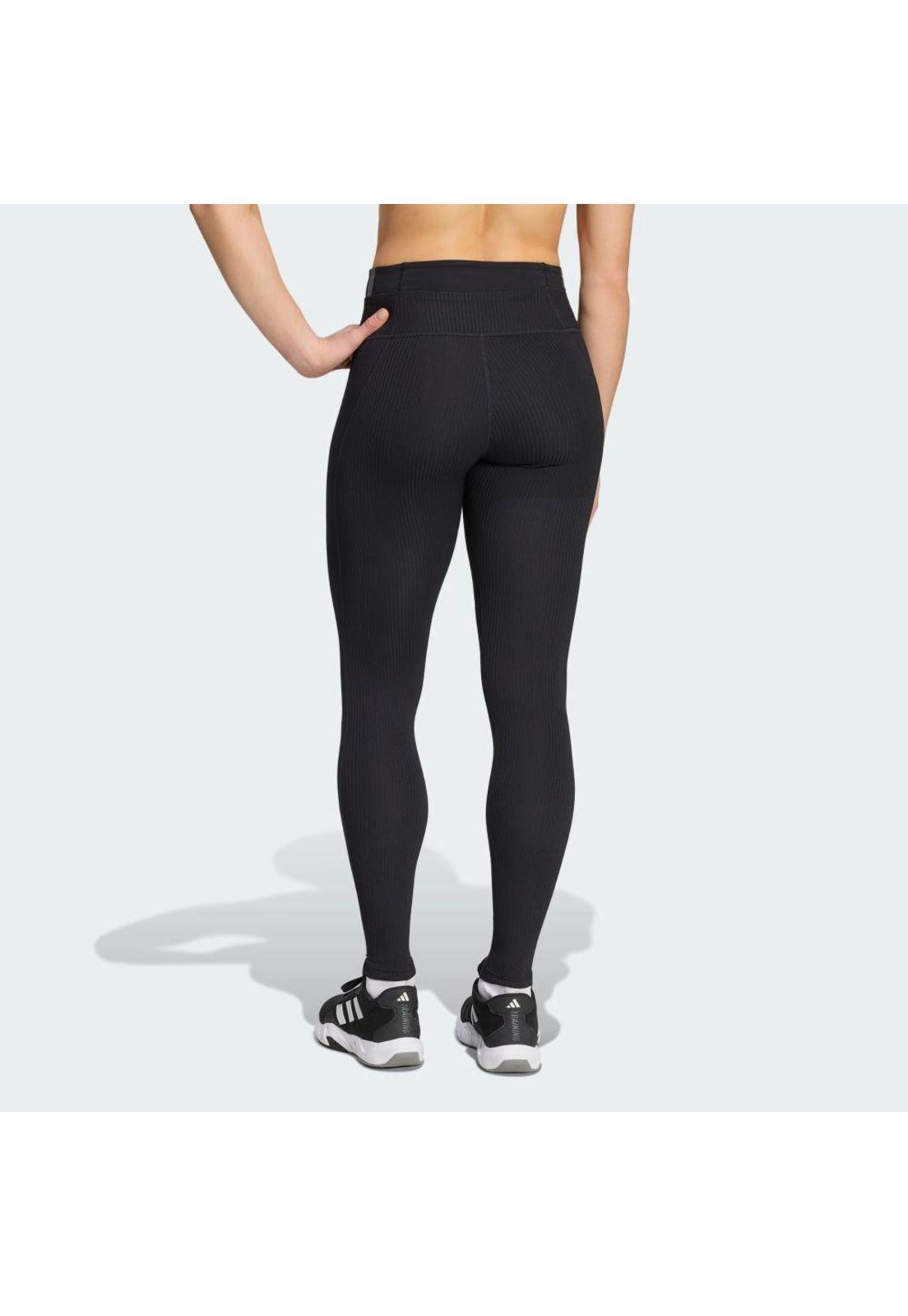Pantalón adidas Mujer Calzas All Me Acanaladas Tiro Alto-2