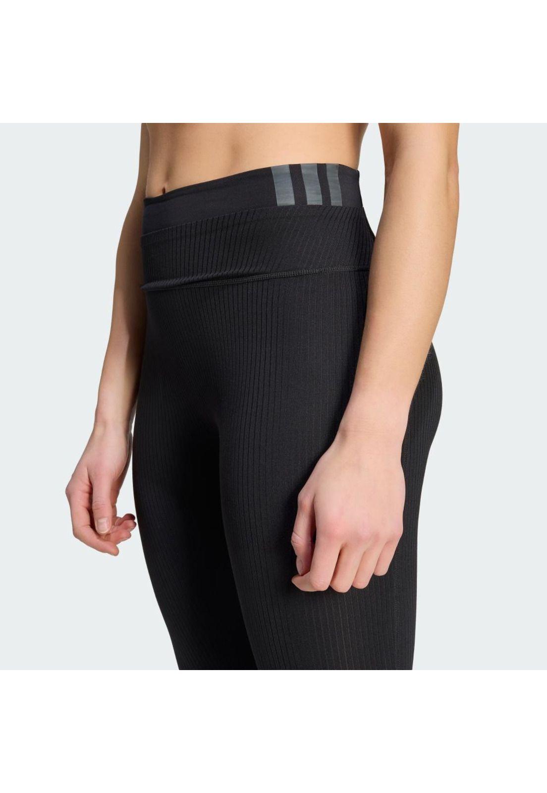 Pantalón adidas Mujer Calzas All Me Acanaladas Tiro Alto-4