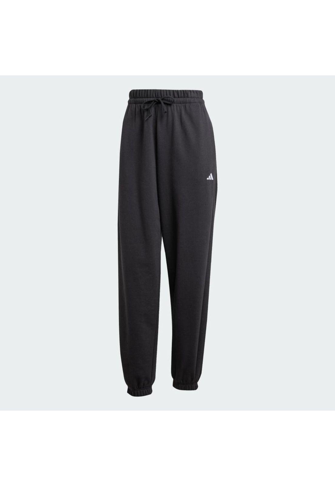 Pantalón adidas con puños Essentials Logo Pequeño Felpa-1