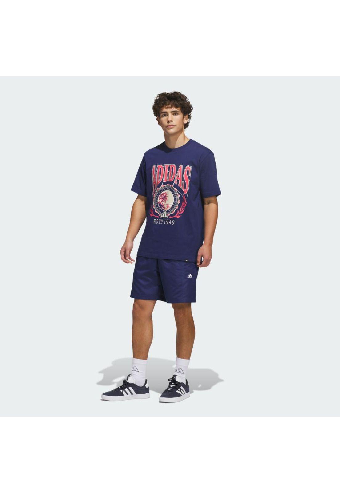 Polera adidas Hombre Estampada Varsity Crest-3