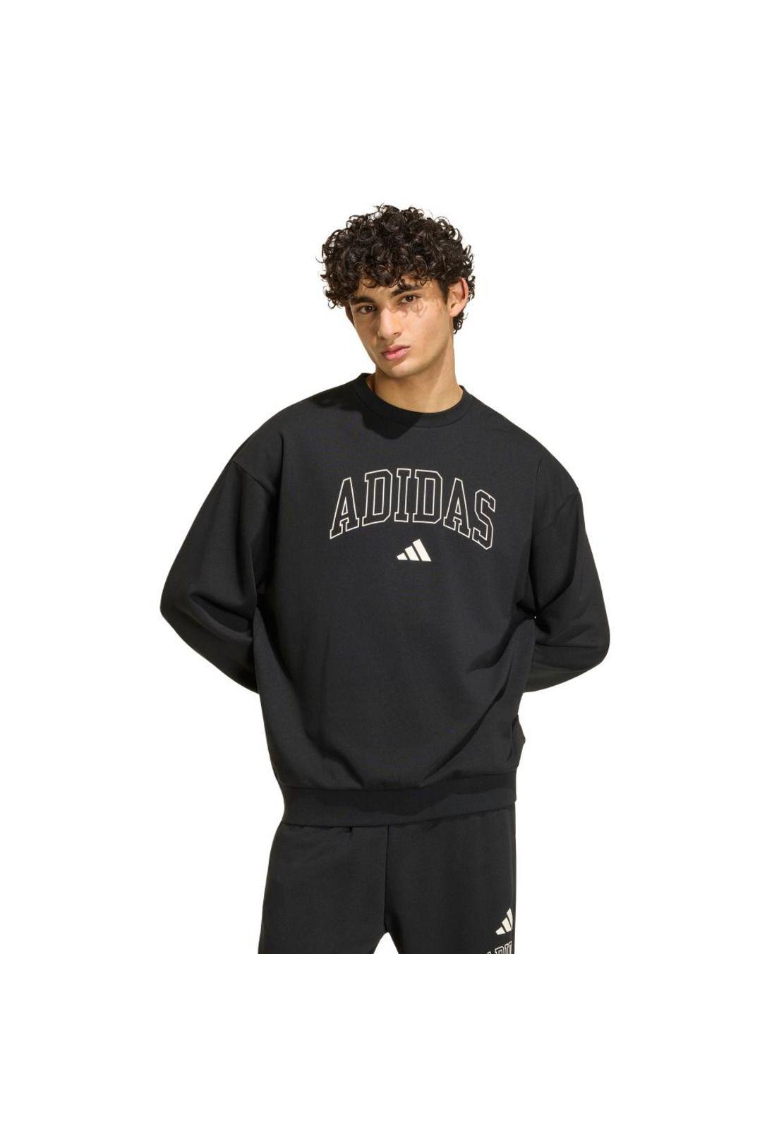 Polerón adidas Cuello Redondo Essentials Collegiate French-0