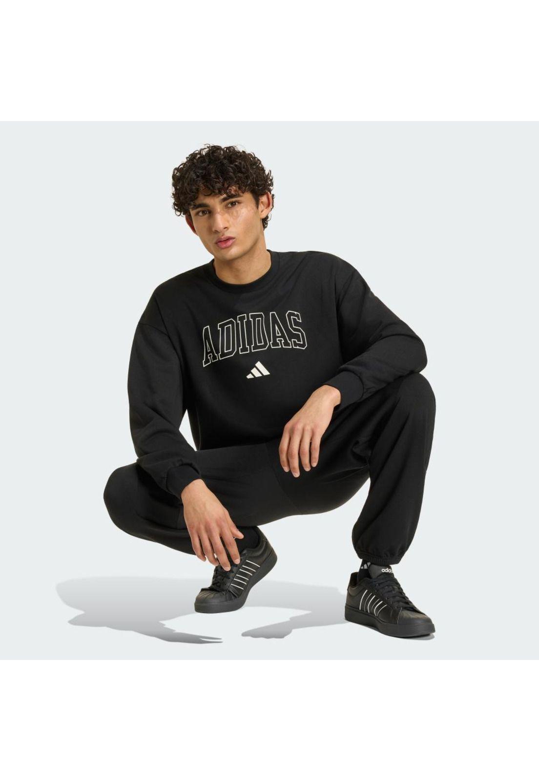Polerón adidas Cuello Redondo Essentials Collegiate French-3