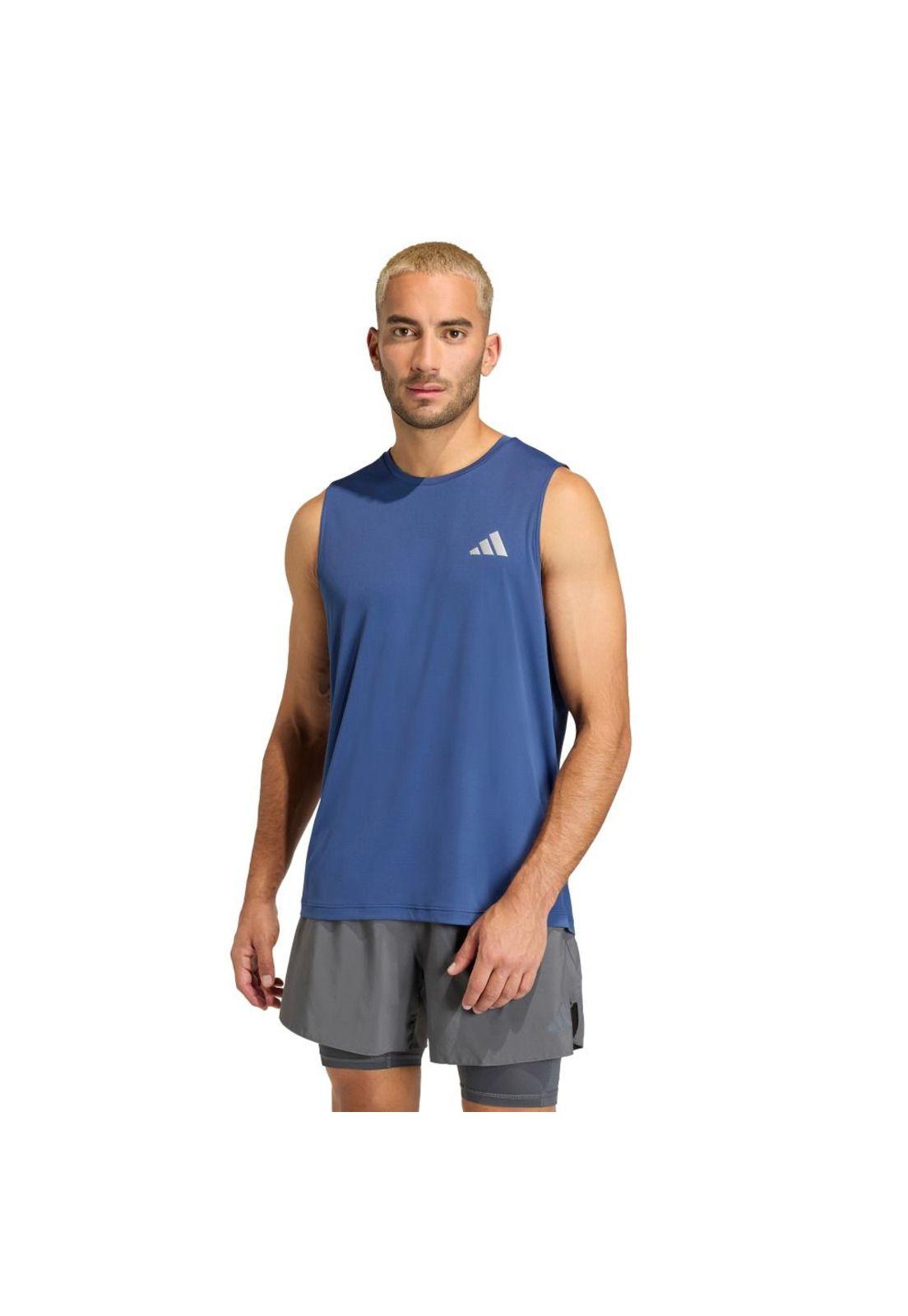 Polera adidas Hombre Sin Mangas de Running adi365 Essentials-0