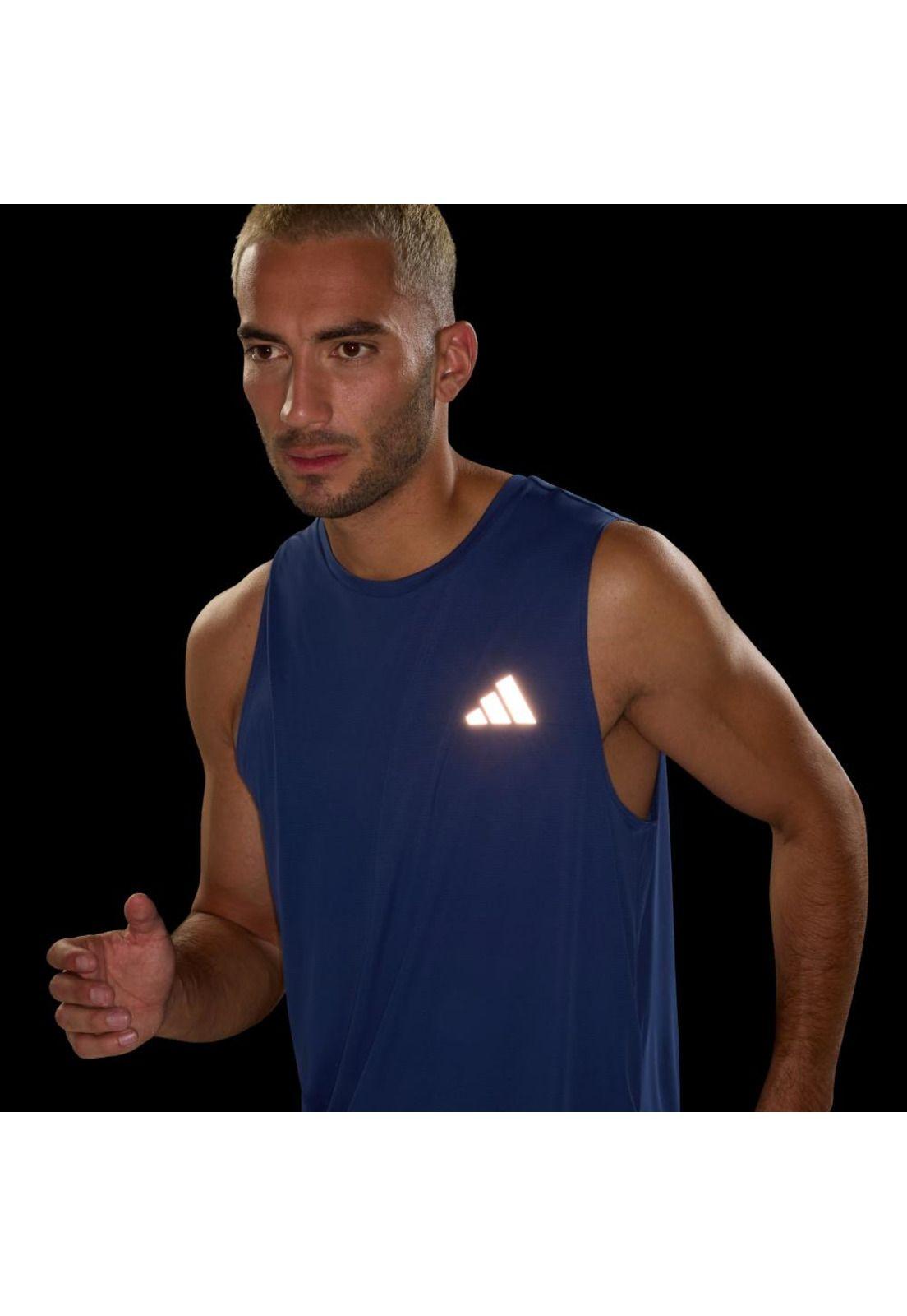 Polera adidas Hombre Sin Mangas de Running adi365 Essentials-6