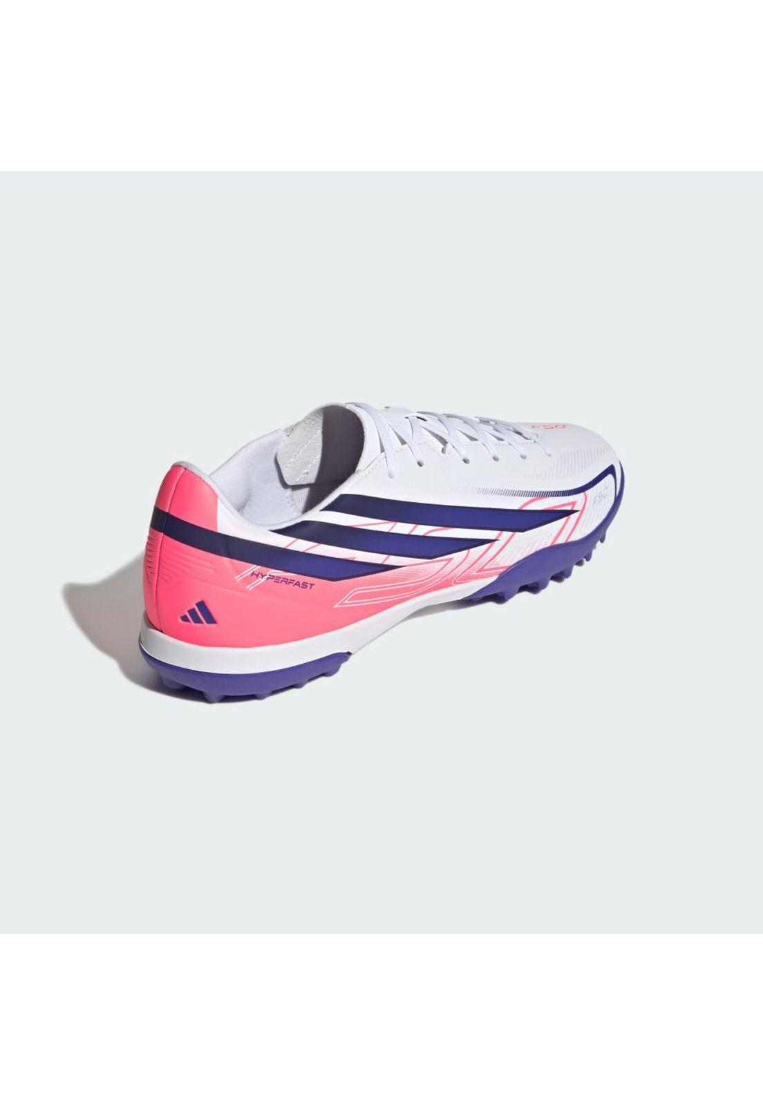 Botines Fútbol adidas F50 Hyperfast Club Artificial Blanco-5