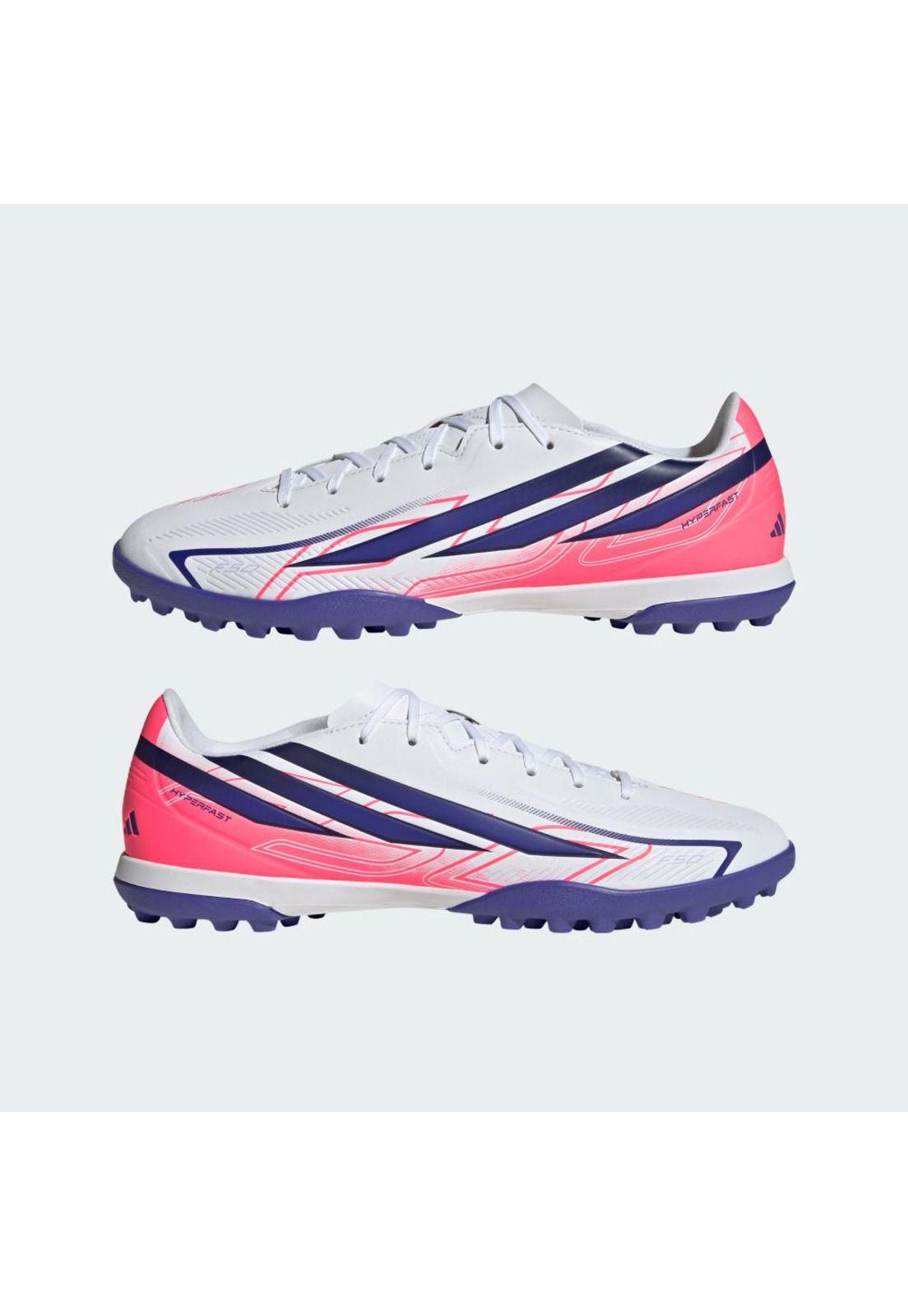 Botines Fútbol adidas F50 Hyperfast Club Artificial Blanco-6