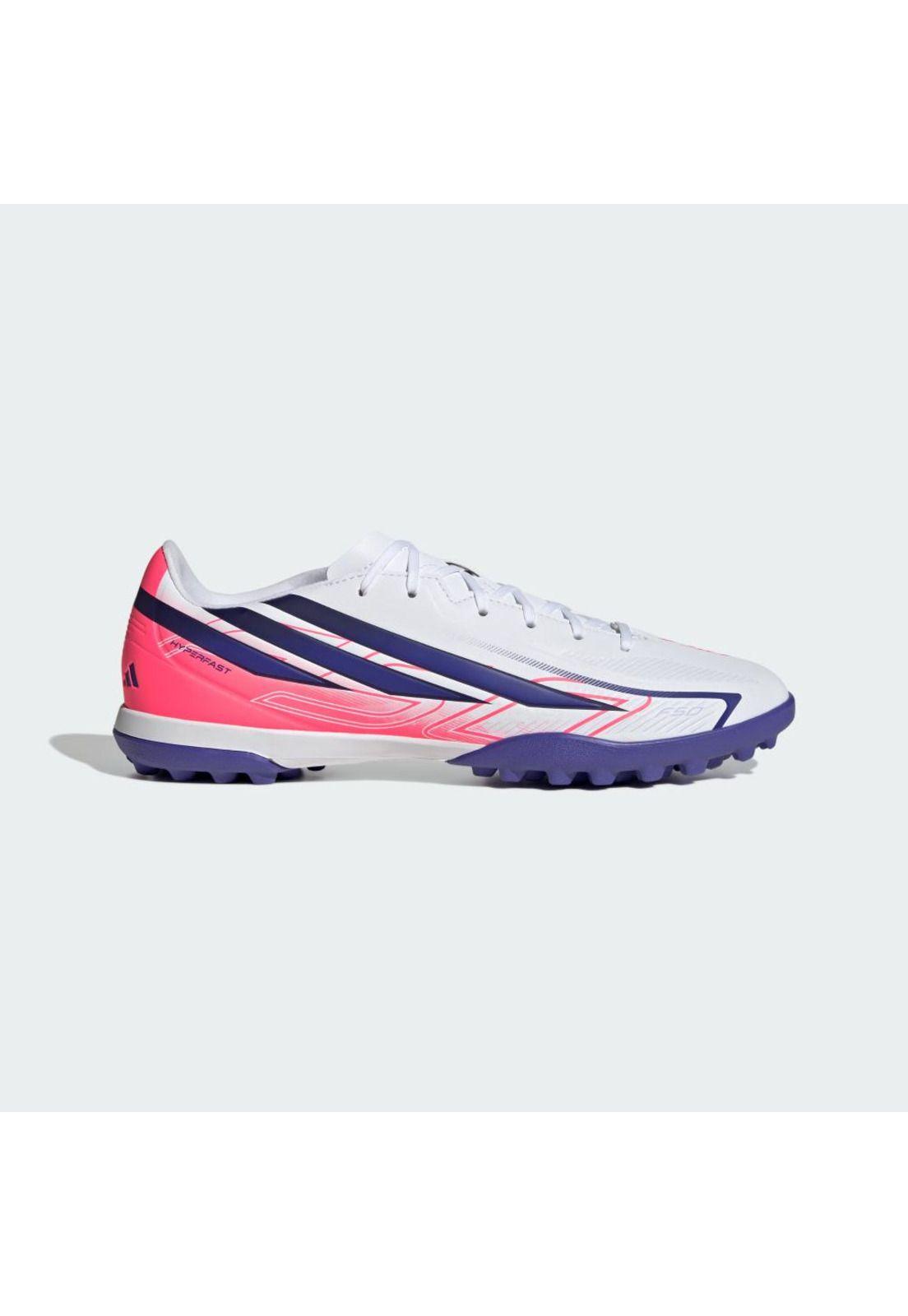 Botines Fútbol adidas F50 Hyperfast Club Artificial Blanco-9