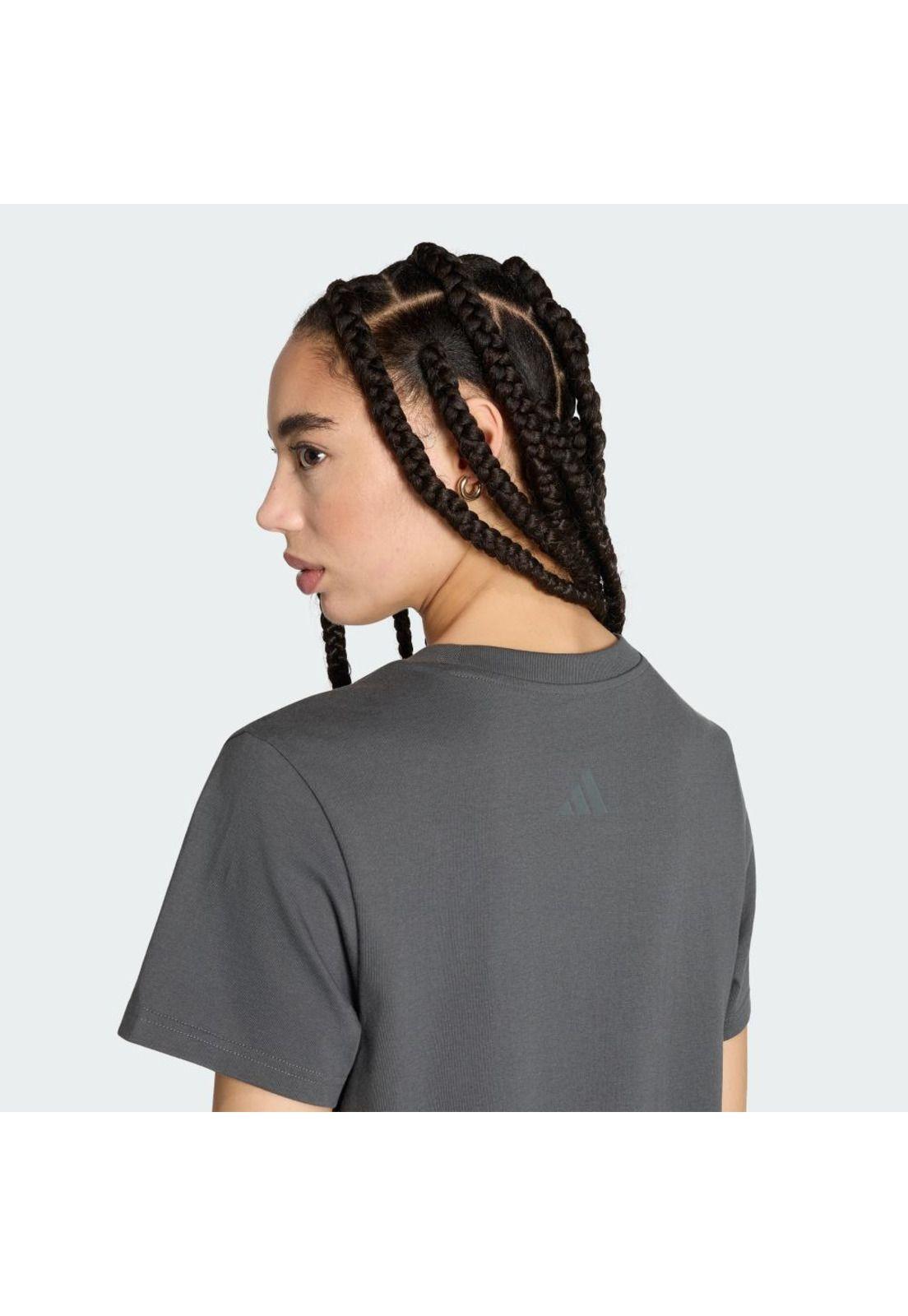 Polera adidas Mujer Estampado Floral Ajuste Holgado-5