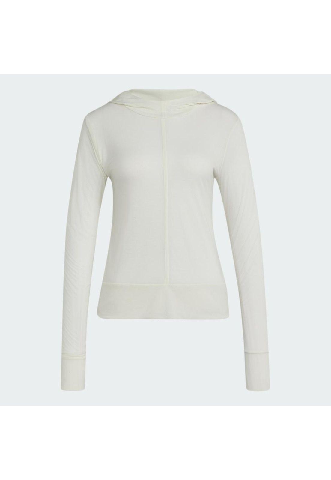 Polera adidas Mujer con Capucha Soft Lux Sheer Manga Larga-1