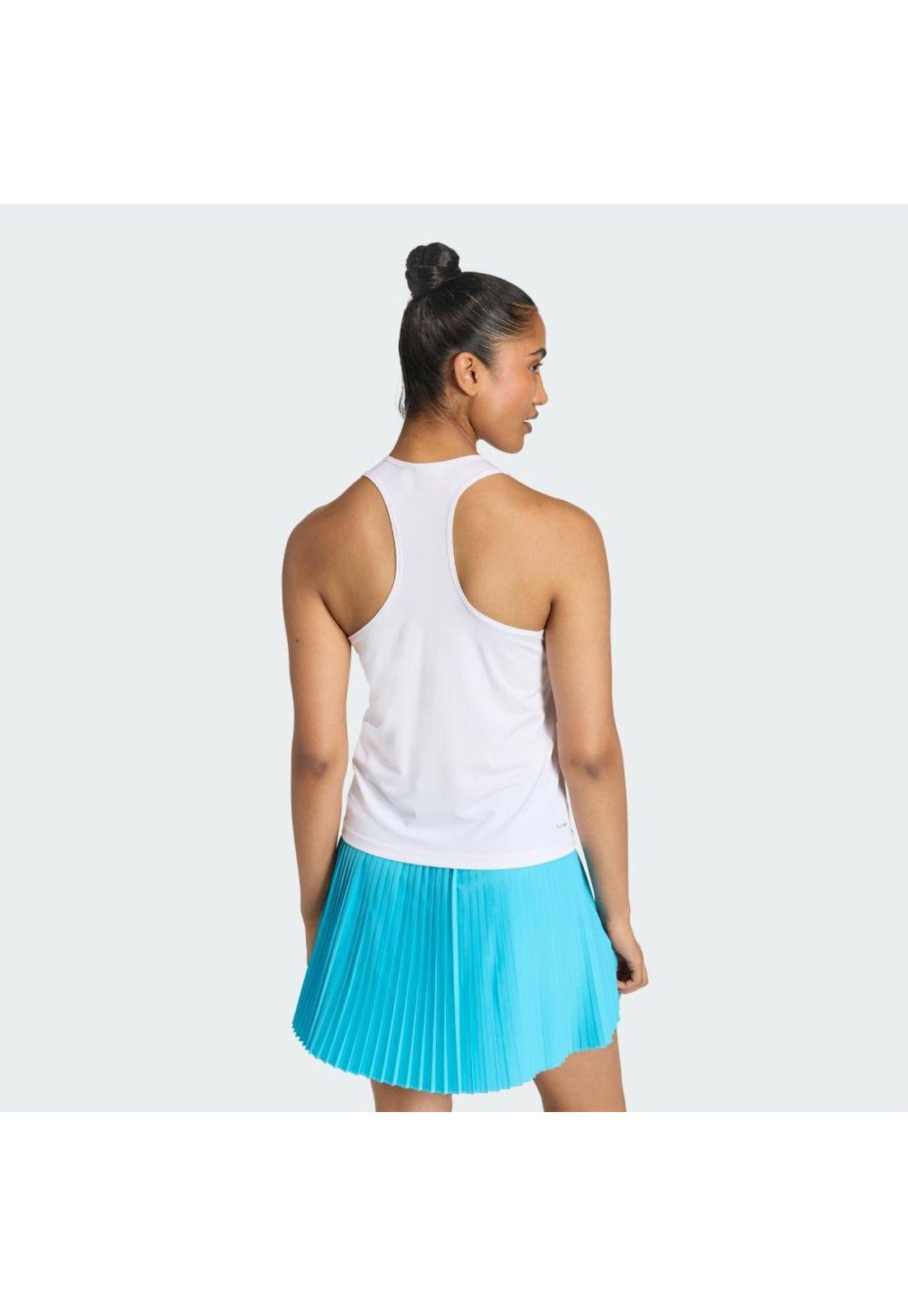 Polera adidas SIN MANGAS DE TENIS CLUB CLIMACOOL CUELLO EN V-2