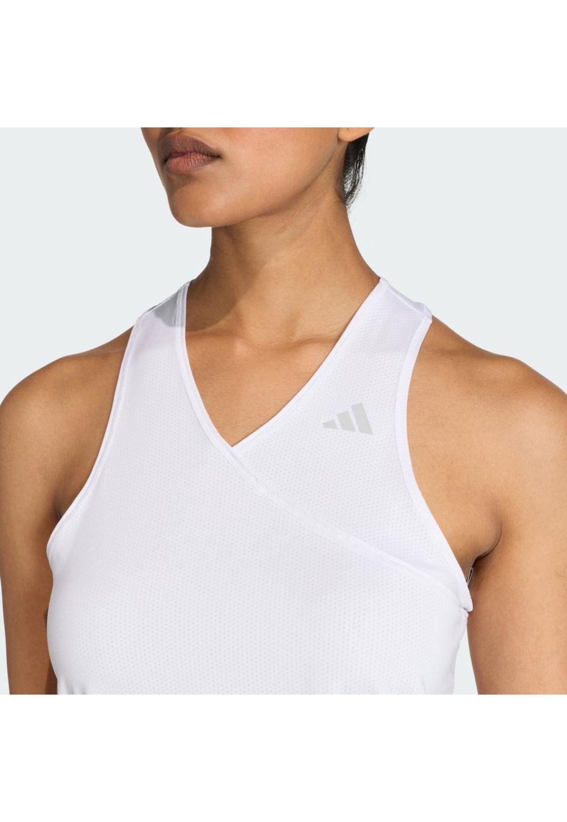 Polera adidas SIN MANGAS DE TENIS CLUB CLIMACOOL CUELLO EN V-4