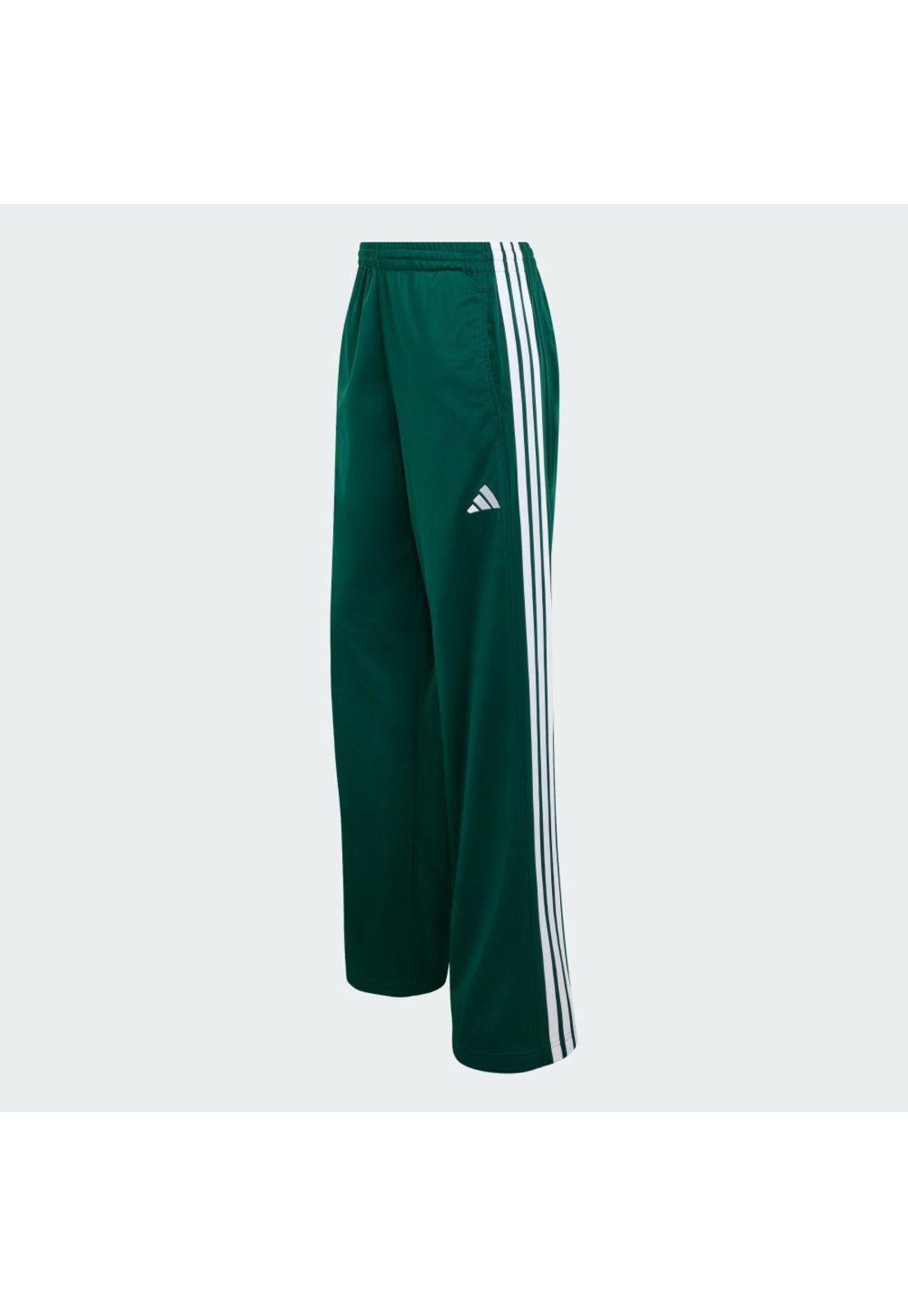 Pantalón adidas Mujer Deportivo Dayready Pierna Ancha Verde-1