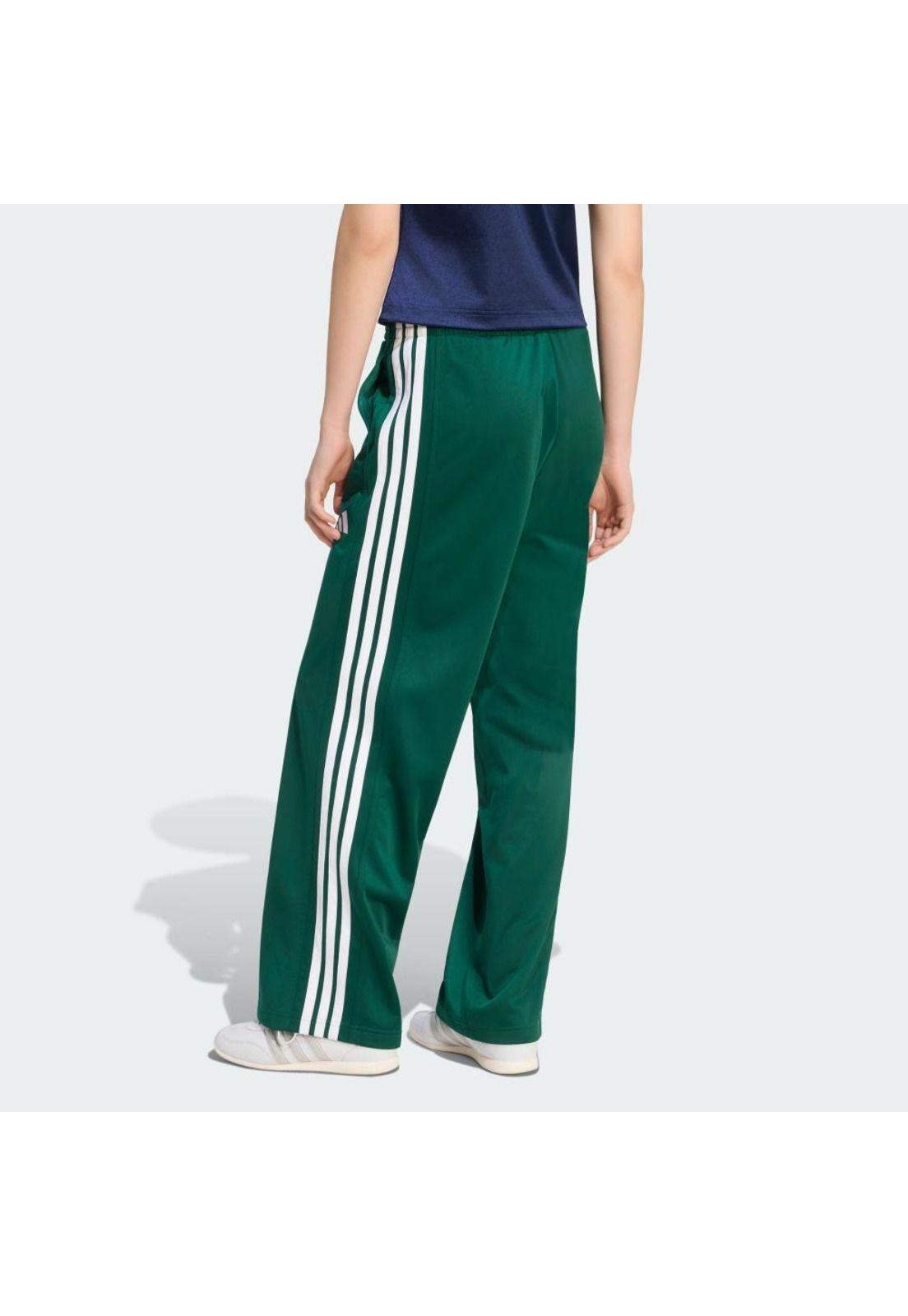 Pantalón adidas Mujer Deportivo Dayready Pierna Ancha Verde-2