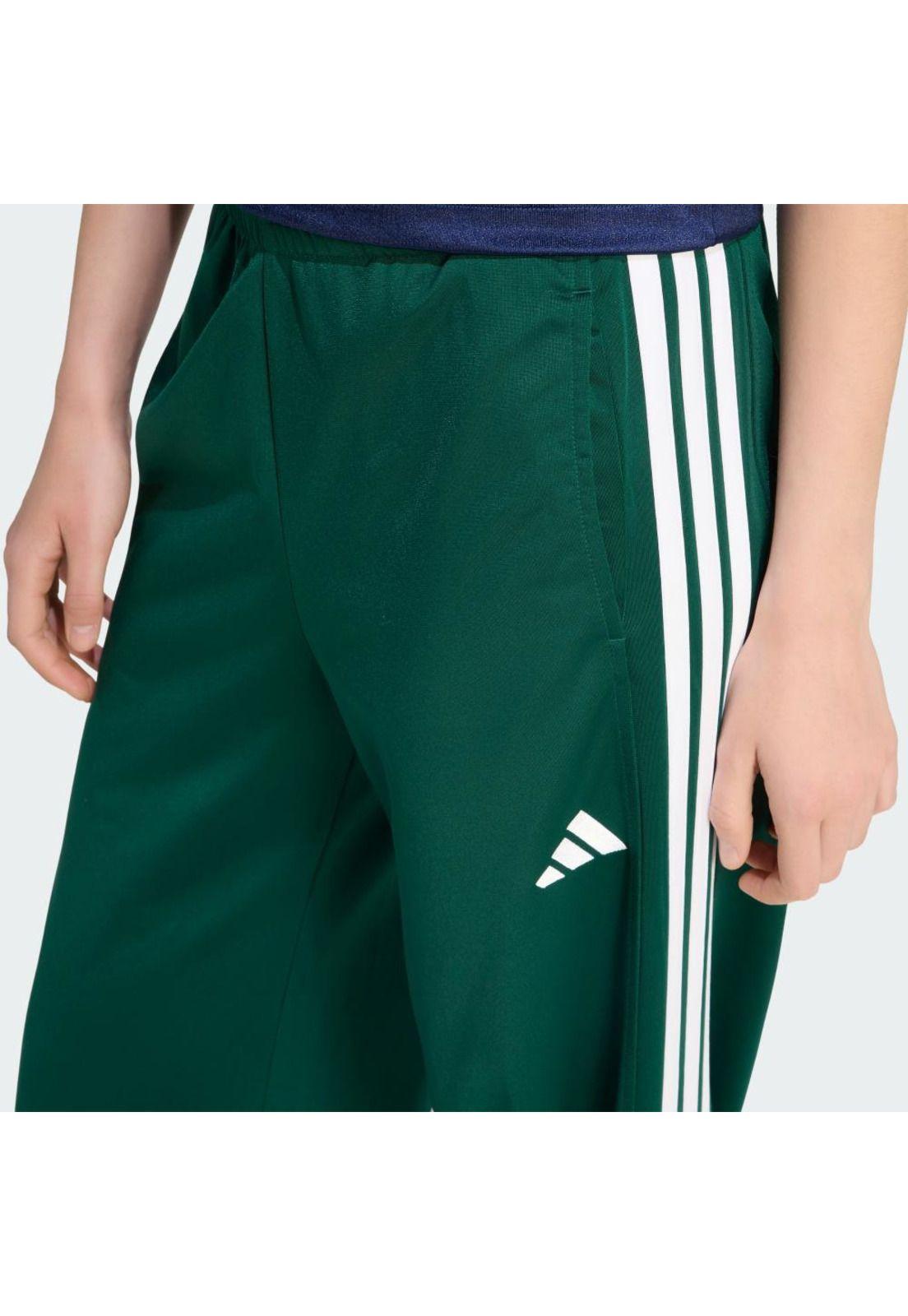 Pantalón adidas Mujer Deportivo Dayready Pierna Ancha Verde-4