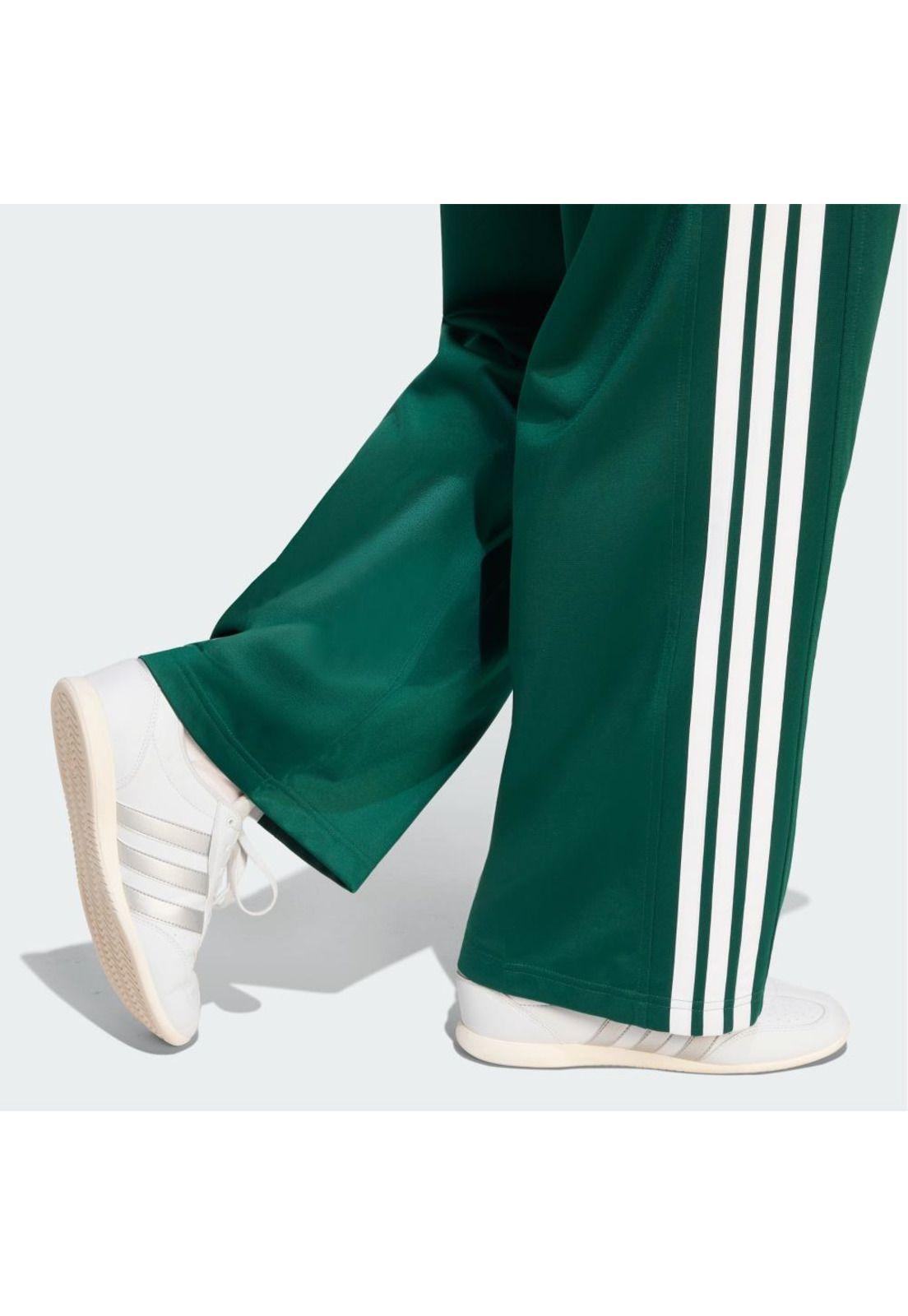 Pantalón adidas Mujer Deportivo Dayready Pierna Ancha Verde-5