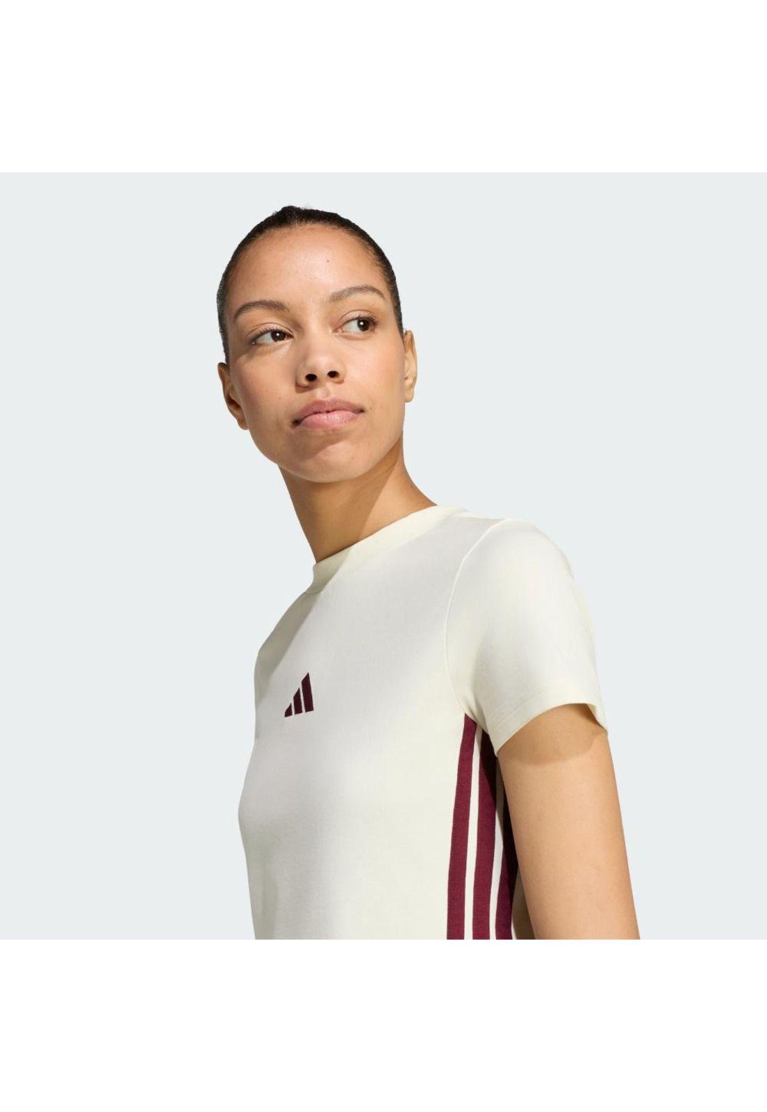 Polera adidas Mujer Essentials 3 Tiras Slim Baby-4