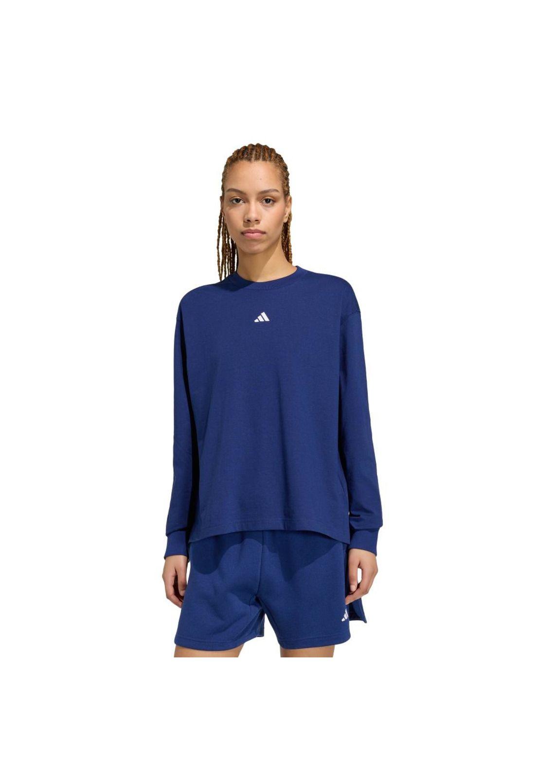 Polera adidas STUDIO 3 TIRAS ESTILO BOYFRIEND MANGA LARGA-0