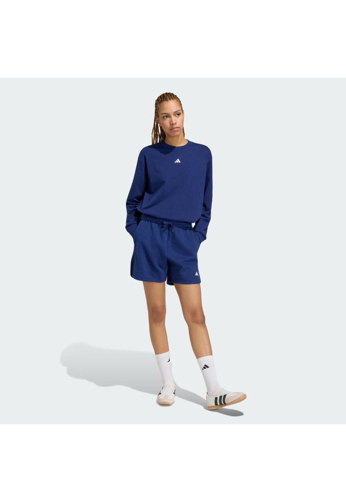 Polera adidas STUDIO 3 TIRAS ESTILO BOYFRIEND MANGA LARGA-3