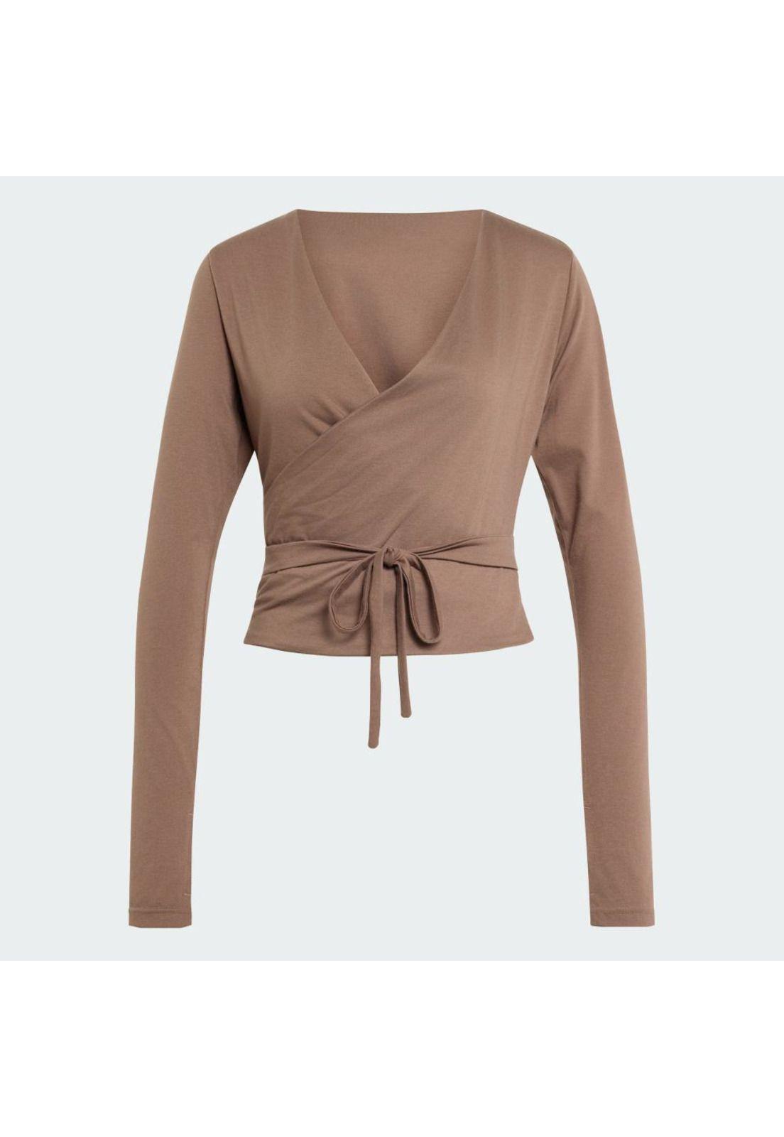 Polera adidas Top Bailarina Envolvente 3 Tiras Studio Suave-1