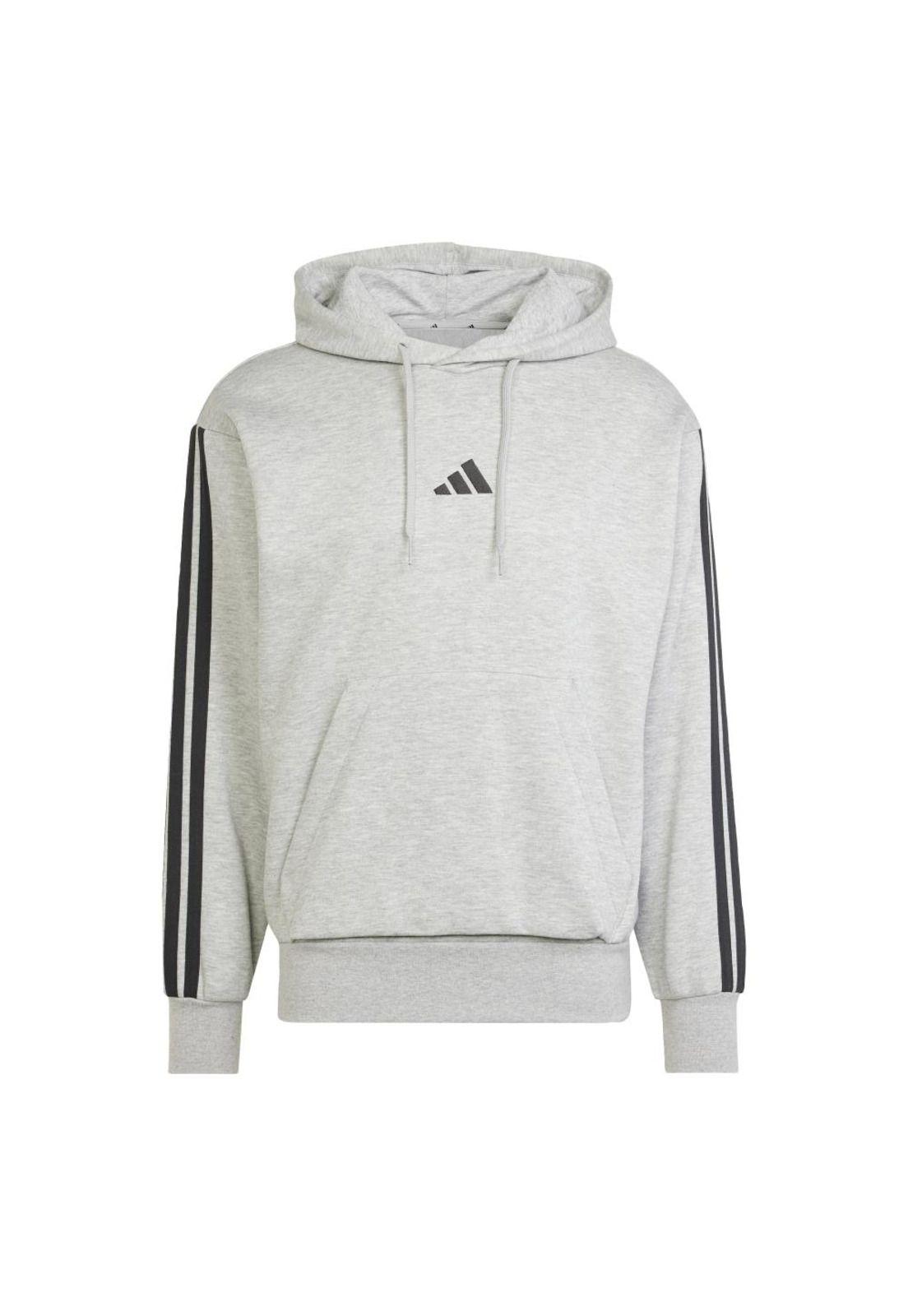 Polerón adidas Hombre con Capucha Essentials Fleece 3 Tiras-0