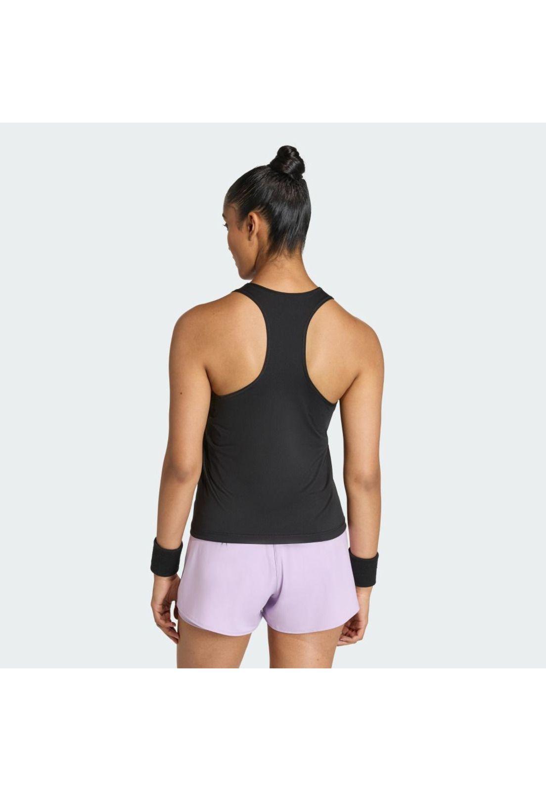 Polera adidas SIN MANGAS DE TENIS CLUB CLIMACOOL CUELLO EN V-2