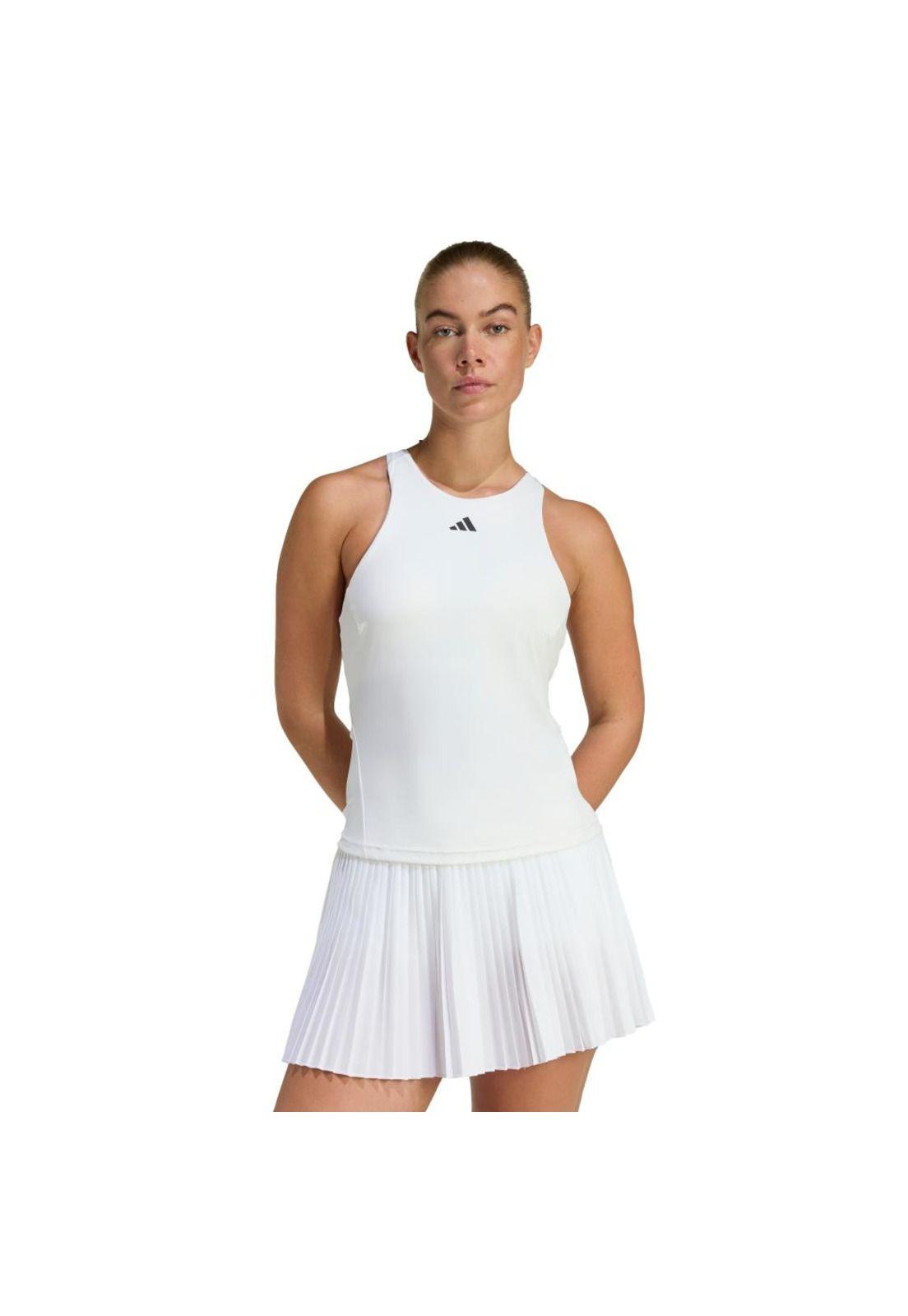 Polera adidas Mujer sin Mangas Tennis Climacool Espalda en Y-0