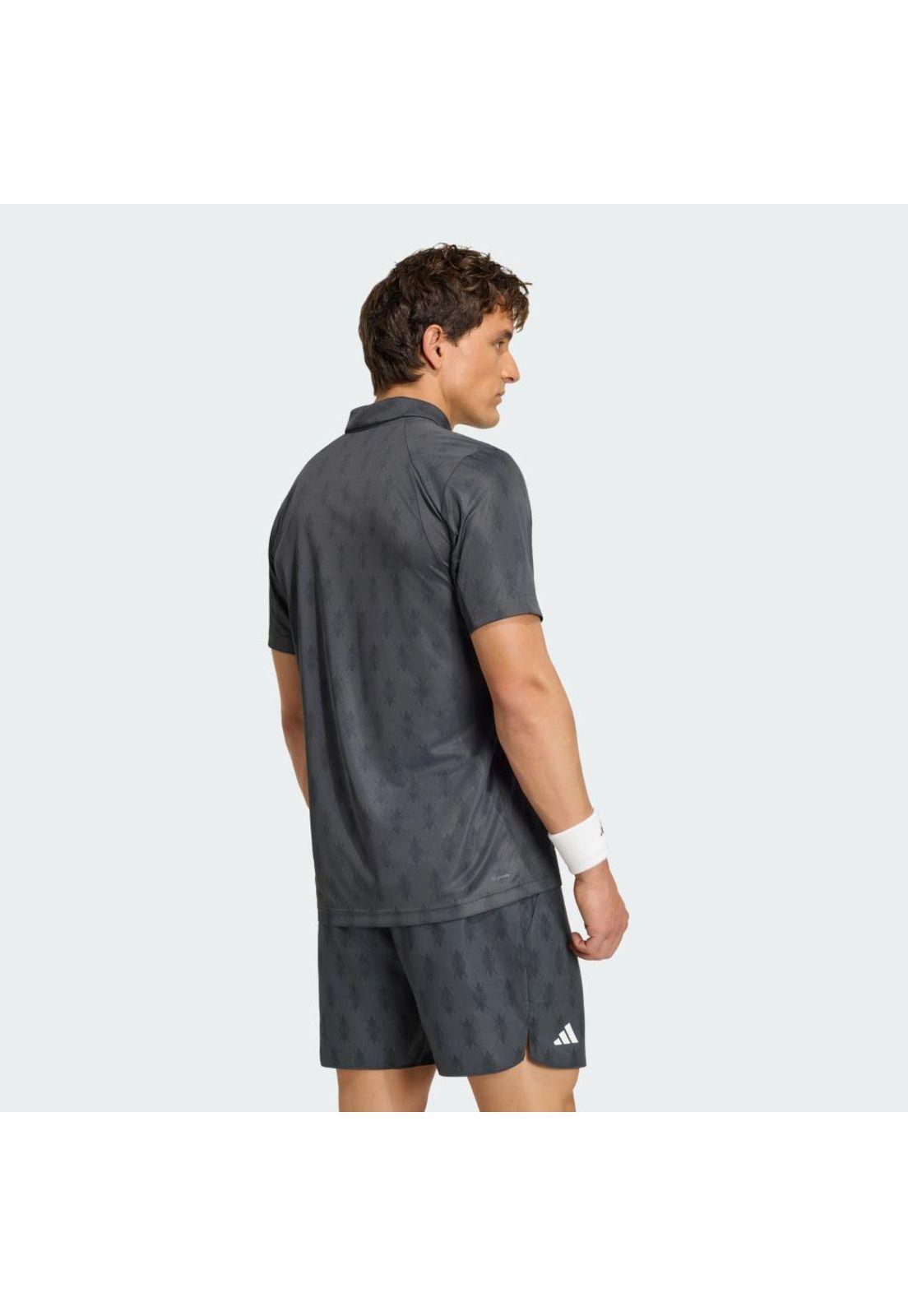 Polera adidas con Cuello Graphic Club Tennis Climacool-2