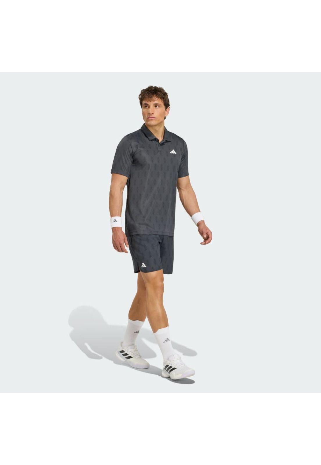 Polera adidas con Cuello Graphic Club Tennis Climacool-3