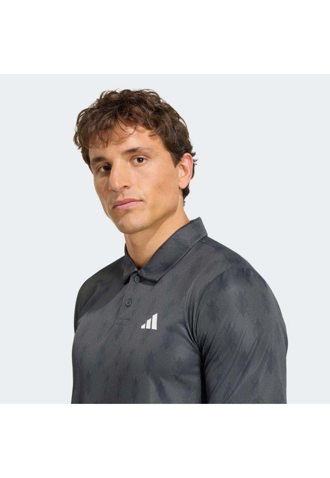 Polera adidas con Cuello Graphic Club Tennis Climacool-4