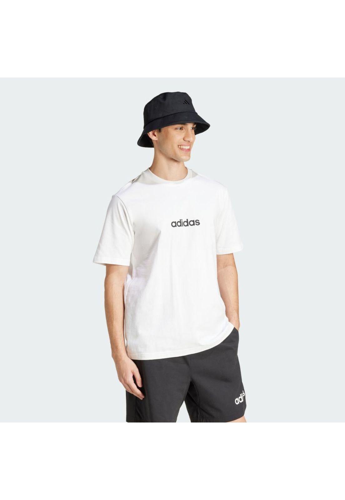 Polera adidas Hombre Essentials Linear Single Jersey-3