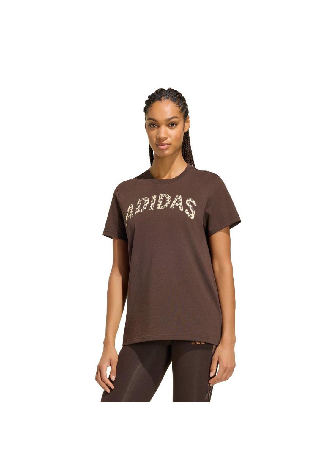 Polera adidas Mujer Estampada Animal 2 Holgada-0