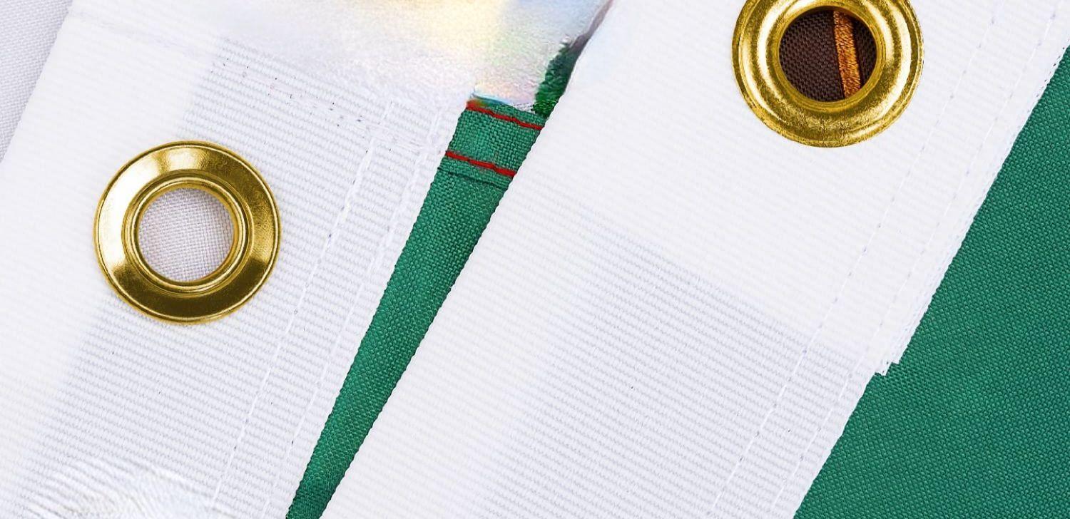 Bandera México 60x90 CM Estampada ojales metálicos-2