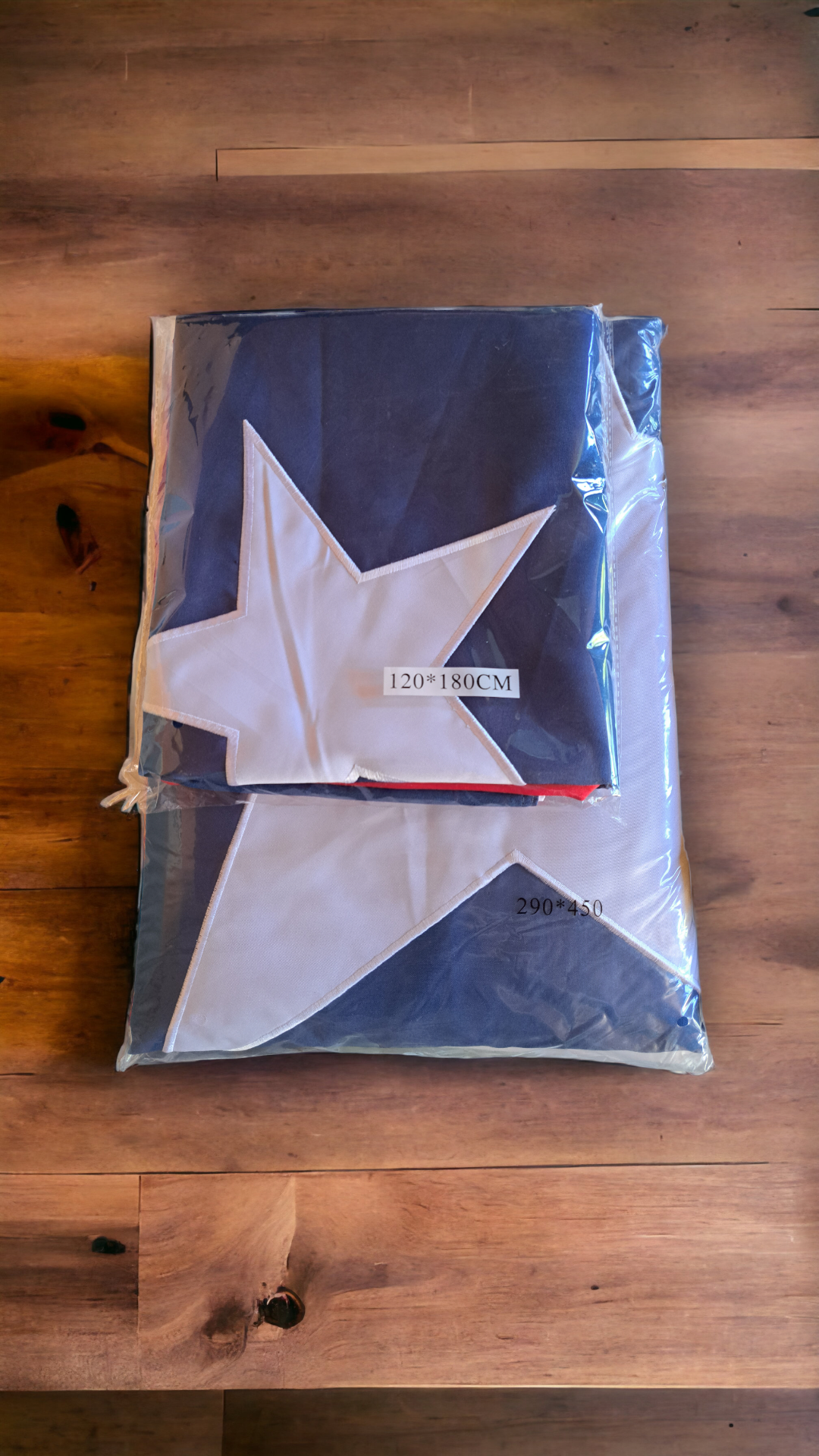 Bandera Chilena 60x90 CM bordada reforzada doble costura-5