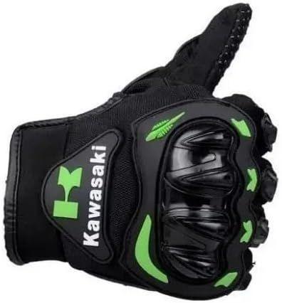 Guantes Kawasaki Moto Motocross Bicicleta Con Protecciones-5