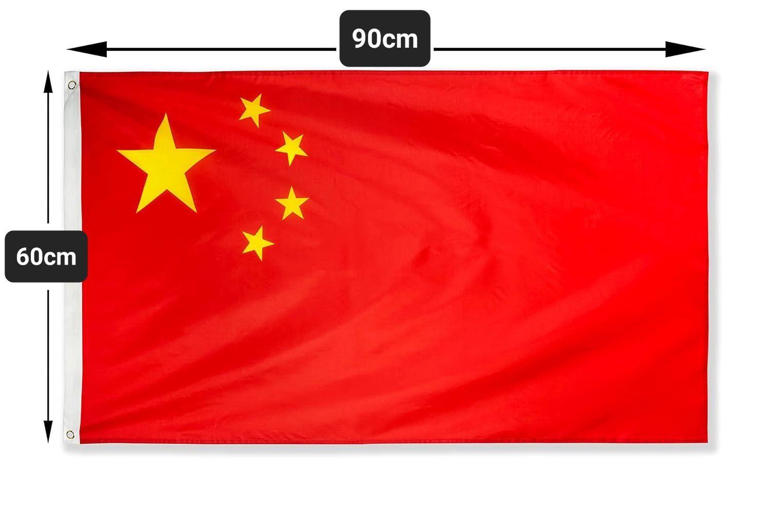 Bandera China 60x90 CM Estampada ojales metálicos-3