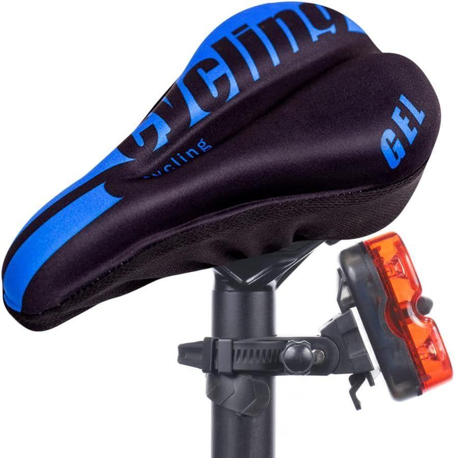 Funda Asiento Bicicleta Sillin Acolchado Con Gel Ergonómico-2