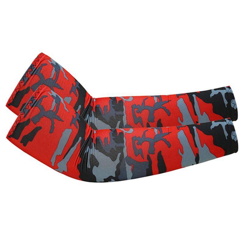 Sol Protección Solar Verano Radiación UV Mangas Brazos Camuflaje-0