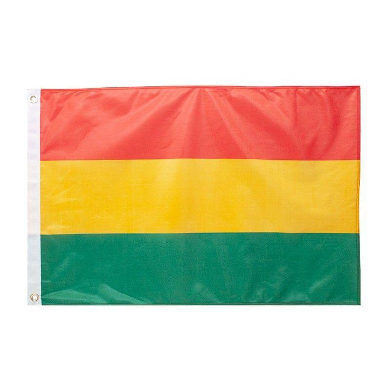 Bandera Bolivia 60x90 CM Estampada ojales metálicos-2