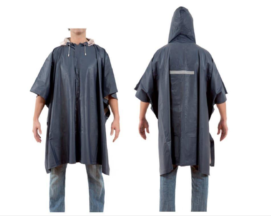 Capa Impermeable Poncho Para Lluvia Manta Agua Pvc Capucha-5