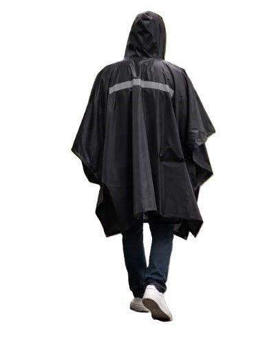 Capa Impermeable Poncho Para Lluvia Manta Agua Pvc Capucha-2