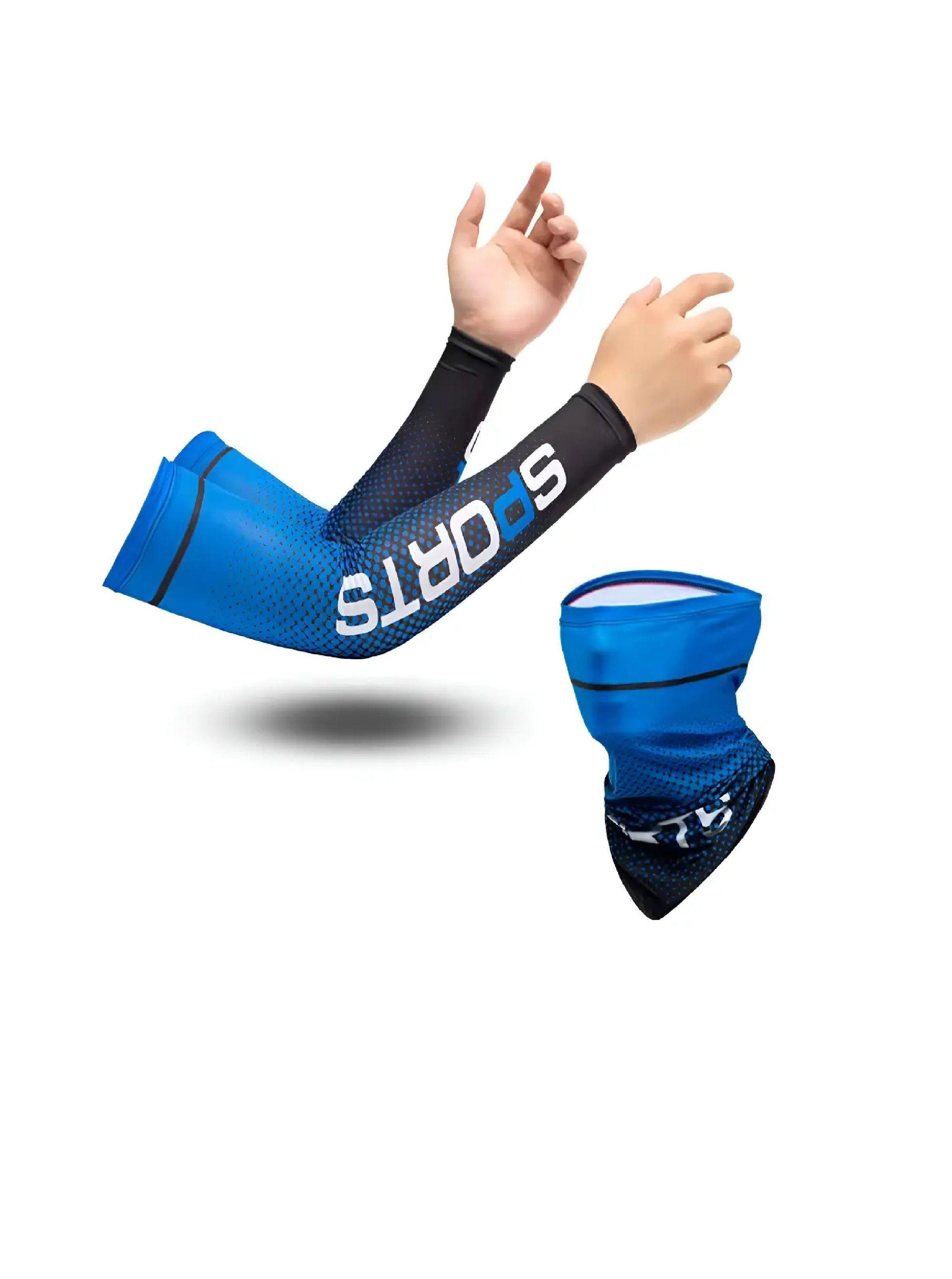 Pack Mangas De Brazo Y Bandana Protección Uv Elasticas Sport-0