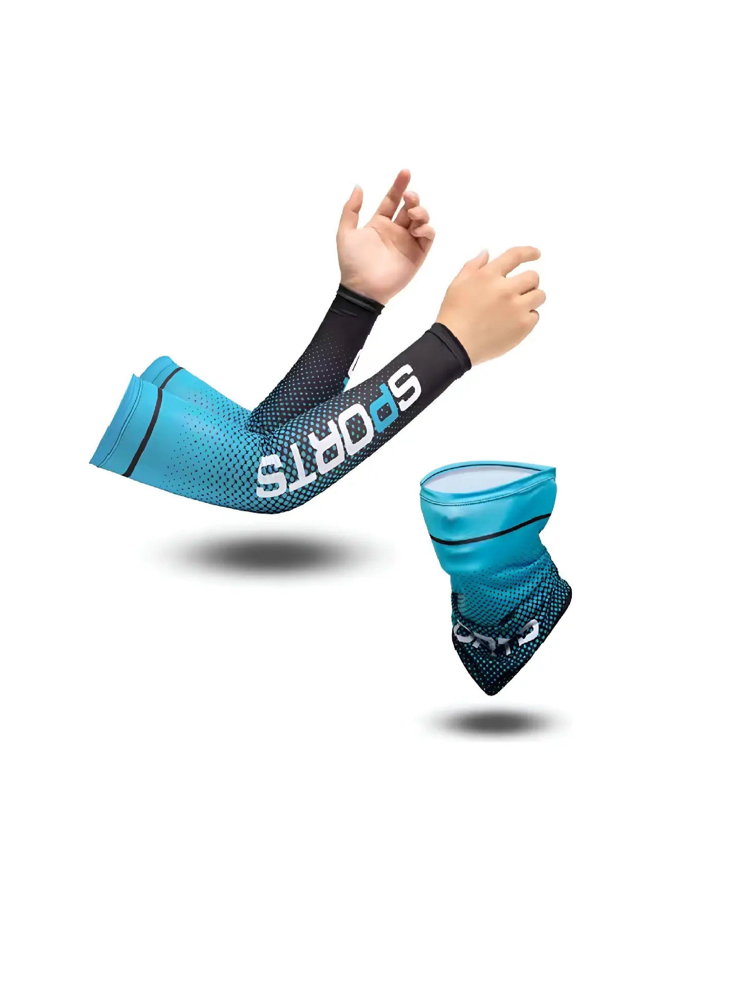 Pack Mangas De Brazo Y Bandana Protección Uv Elasticas Sport-0