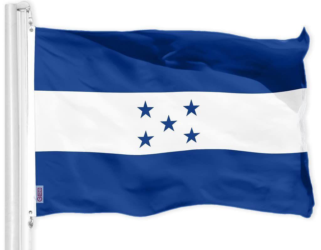 Bandera Honduras 60x90 CM Estampada ojales metálicos-3