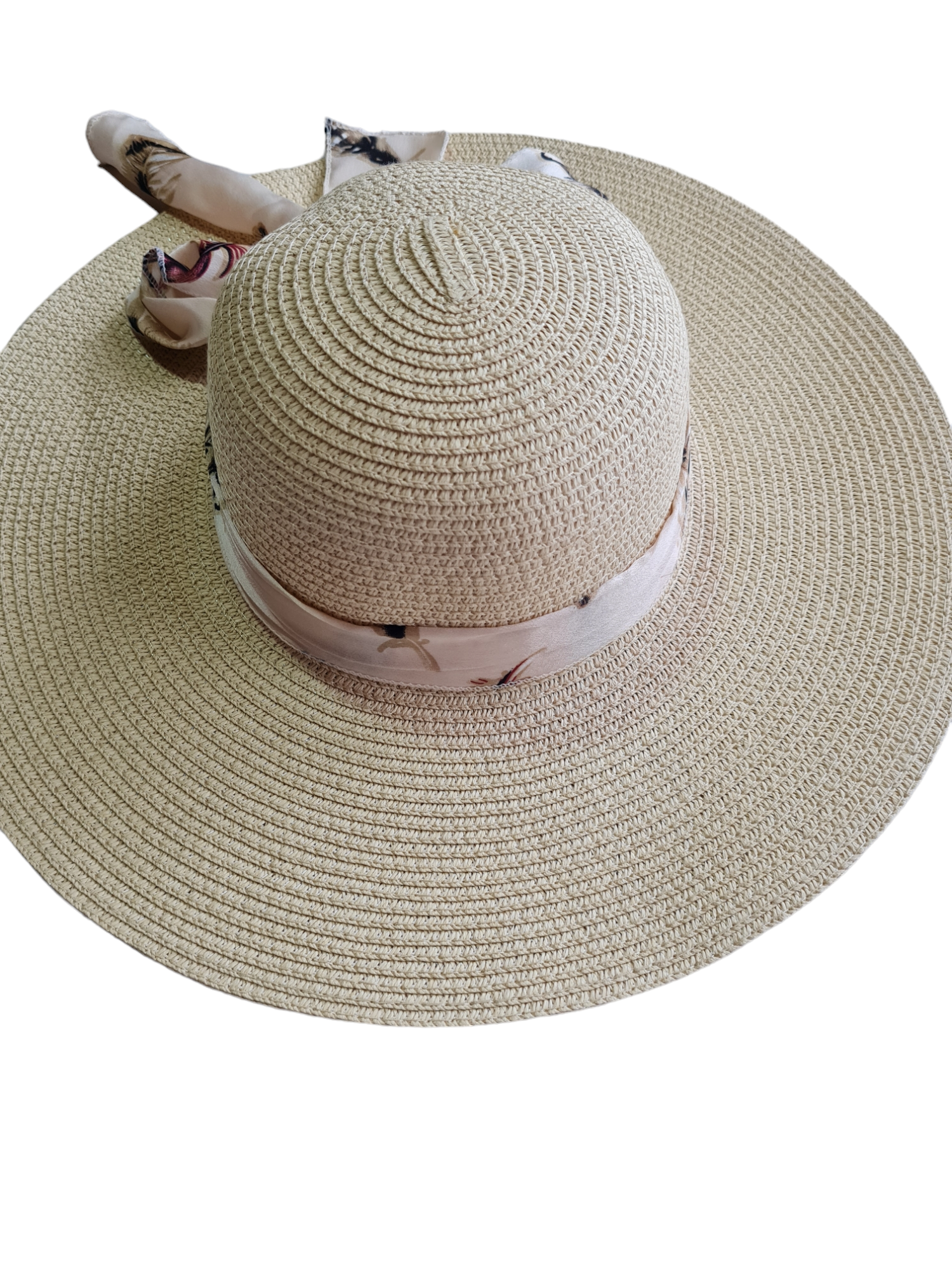 Sombrero de playa mujer sol protección solar lazo-1