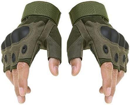 Guantes Tácticos Protecciones Cortos Militar Moto Airsoft Outdoor-2