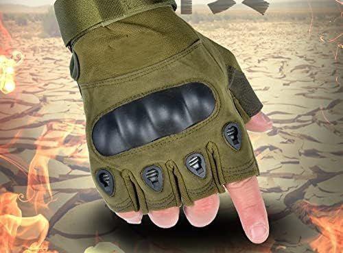 Guantes Tácticos Protecciones Cortos Militar Moto Airsoft Outdoor-3